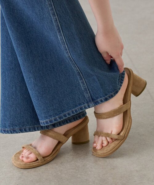 Kastane(カスタネ)の「【4色展開】カラバリサンダル(サンダル・レディース・ブラック/アイボリー/サンドベージュ/ミント・37/38/36)」の20枚目の写真