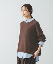 GLOBAL WORK（グローバルワーク）の「透けにくいメッシュニットプルオーバー/642926（ニット/セーター）」