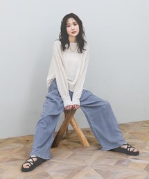 GLOBAL WORK（グローバルワーク）の「透けにくいメッシュニットプルオーバー/642926（ニット/セーター）」