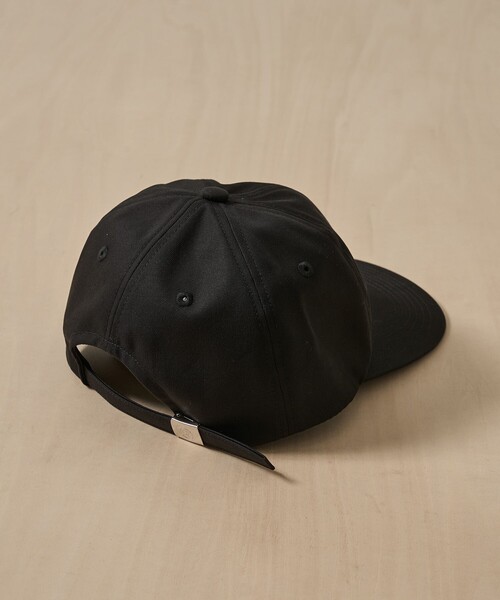 KIJIMA TAKAYUKI（キジマ　タカユキ）の「【KIJIMA TAKAYUKI/キジマタカユキ】COTTON GABA 6PANEL CAP（キャップ・メンズ・グレイッシュベージュ/ブラック・FREE）」の3枚目の写真