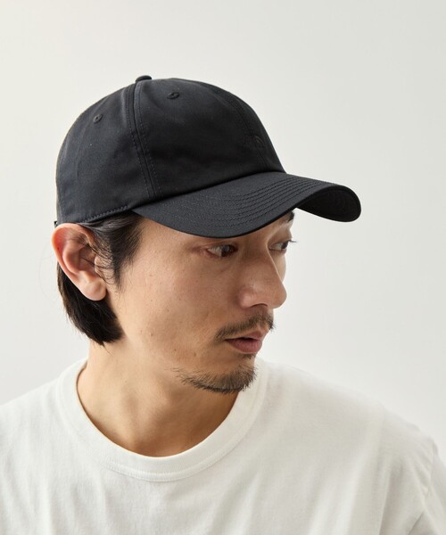 KIJIMA TAKAYUKI（キジマ　タカユキ）の「【KIJIMA TAKAYUKI/キジマタカユキ】COTTON GABA 6PANEL CAP（キャップ・メンズ・グレイッシュベージュ/ブラック・FREE）」の6枚目の写真