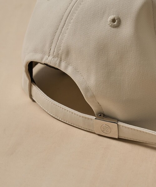 KIJIMA TAKAYUKI（キジマ　タカユキ）の「【KIJIMA TAKAYUKI/キジマタカユキ】COTTON GABA 6PANEL CAP（キャップ・メンズ・グレイッシュベージュ/ブラック・FREE）」の10枚目の写真