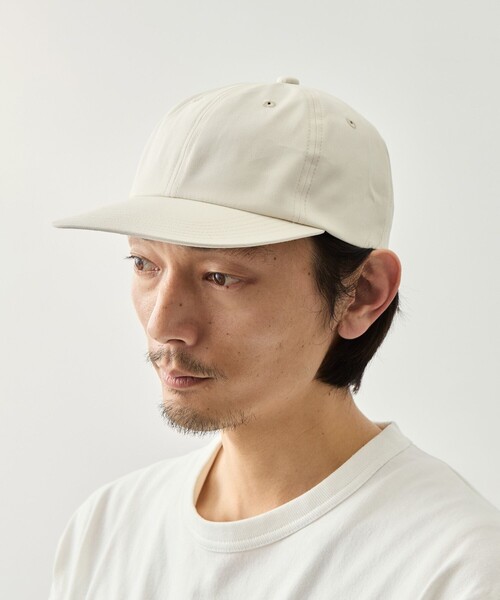 KIJIMA TAKAYUKI（キジマ　タカユキ）の「【KIJIMA TAKAYUKI/キジマタカユキ】COTTON GABA 6PANEL CAP（キャップ・メンズ・グレイッシュベージュ/ブラック・FREE）」の12枚目の写真