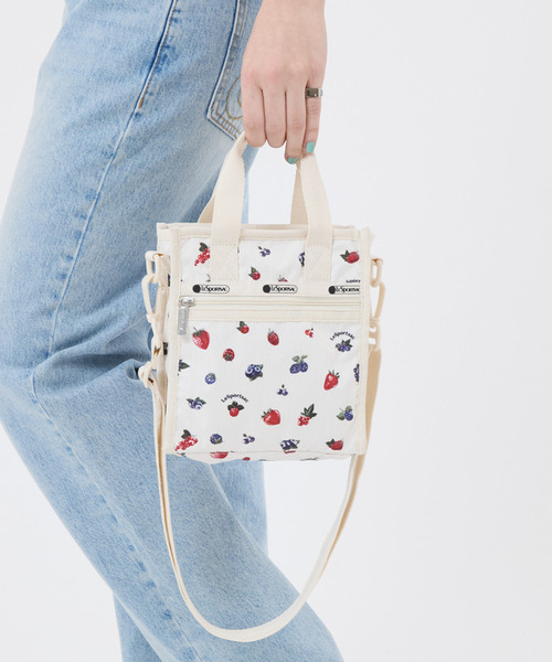 LeSportsac(レスポートサック)の「MINI N/S TOTE ベリーメロウ(ショルダーバッグ・レディース・ホワイト・FREE)」の3枚目の写真