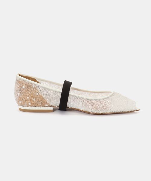 Pippichic(ピッピシック)の「【PIPPICHIC/ピッピシック】 ANNA JEWEL 7 フラットパンプス(その他シューズ・レディース・ホワイト・38/37/36)」の8枚目の写真