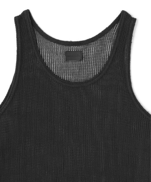 DANKE SCHON(ダンケシェーン)の「DankeSchon/ダンケシェーン/MESH TANKTOP(タンクトップ・メンズ・ホワイト/ブラック/グレー・F)」の9枚目の写真