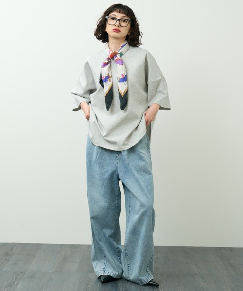 A.D.C.L.(エーディーシーエル)の「イージーデニム バレルパンツ(デニムパンツ・レディース・ブルー/サックスブルー・L/M)」の20枚目の写真