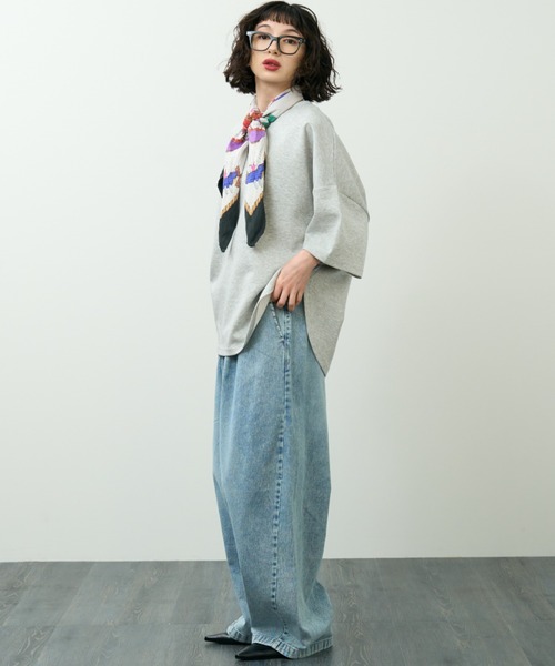 A.D.C.L.(エーディーシーエル)の「イージーデニム バレルパンツ(デニムパンツ・レディース・ブルー/サックスブルー・L/M)」の22枚目の写真