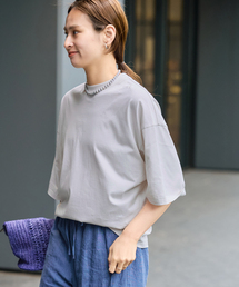 ATON（エイトン）の「ATON/エイトン SUVIN 60/2 WIDE SLEEVE T-SHIRT（Tシャツ/カットソー）」