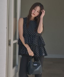 ACYM（アシーム）の「3Dフレアドットブラウス（シャツ/ブラウス）」