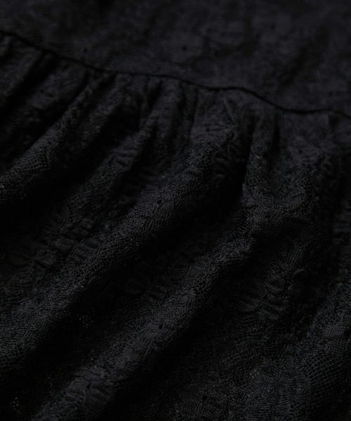 le cercle ADAM ET ROPE'(ルセルクルアダムエロペ)の「レースカットトップス(Tシャツ/カットソー・レディース・ブラック/ホワイト・FREE)」の21枚目の写真