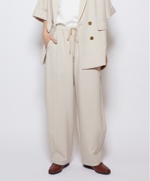 【HONEYSUCKLE ROSE】【そよラク】コクーンパンツ (体型カバー / ドレープ感 / きれいめ / 楽ちん / テーパード)