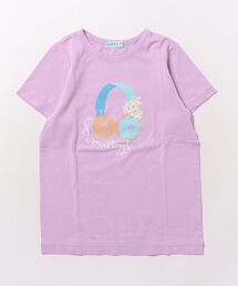 HAKKA KIDS | [ジュニアサイズ]ドーナッツヘッドホンプリントTシャツ(Tシャツ/カットソー)