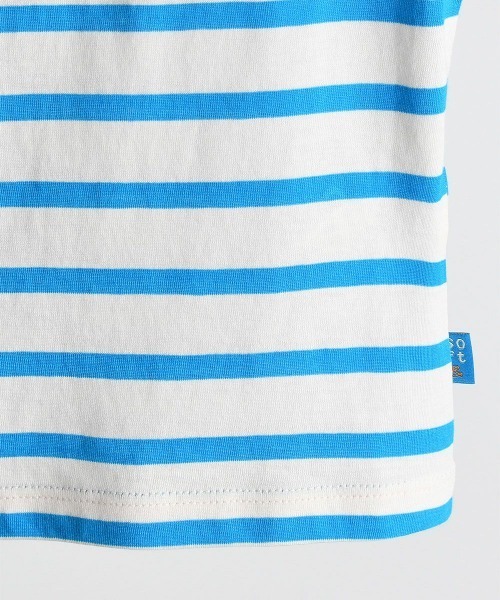 moimoln(モイモルン)の「【SOFT&】カラーボーダートップス(Tシャツ/カットソー・キッズ・グリーン/ブルー/ピンク・130cm/120cm/100cm/110cm/90cm)」の11枚目の写真