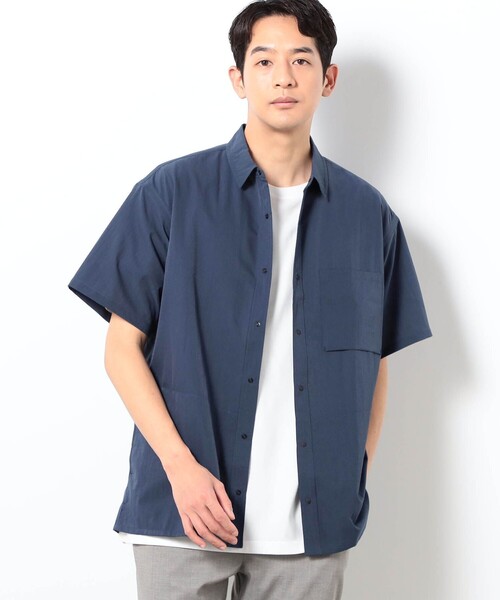 NANGA(ナンガ)の「【NANGA】 DOT AIR COMFY SS SHIRTS(シャツ/ブラウス・メンズ・グリーン/ブラック/ネイビー・M/L)」の3枚目の写真