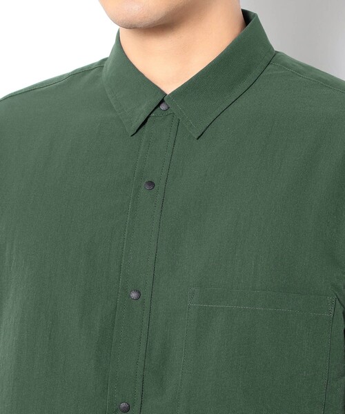 NANGA(ナンガ)の「【NANGA】 DOT AIR COMFY SS SHIRTS(シャツ/ブラウス・メンズ・グリーン/ブラック/ネイビー・M/L)」の7枚目の写真