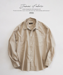 JOURNAL STANDARD relume（ジャーナルスタンダード　レリューム）の「JAMES FABRIC コットンリネン ガーメントダイ シャツ（シャツ/ブラウス）」