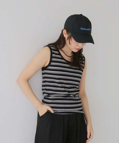 cheriella(シェリエラ)の「【cheriella】ベーシックロゴキャップ BASIC LOGO CAP(キャップ・レディース・ネイビー/ベージュ/ブラック・FREE)」の13枚目の写真