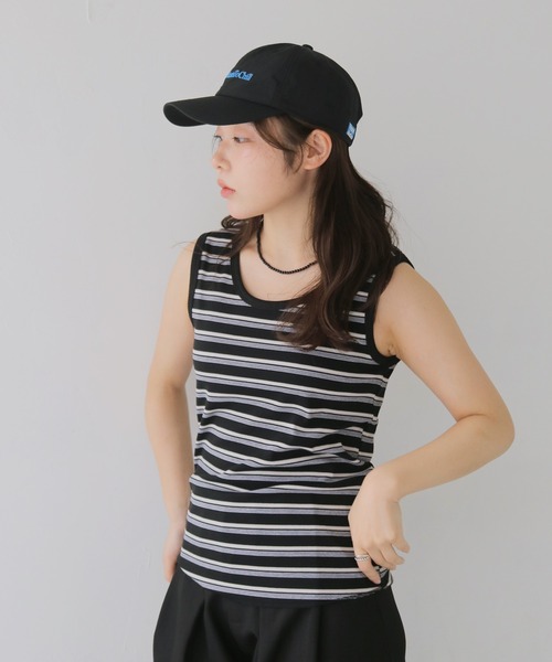 cheriella(シェリエラ)の「【cheriella】ベーシックロゴキャップ BASIC LOGO CAP(キャップ・レディース・ネイビー/ベージュ/ブラック・FREE)」の8枚目の写真