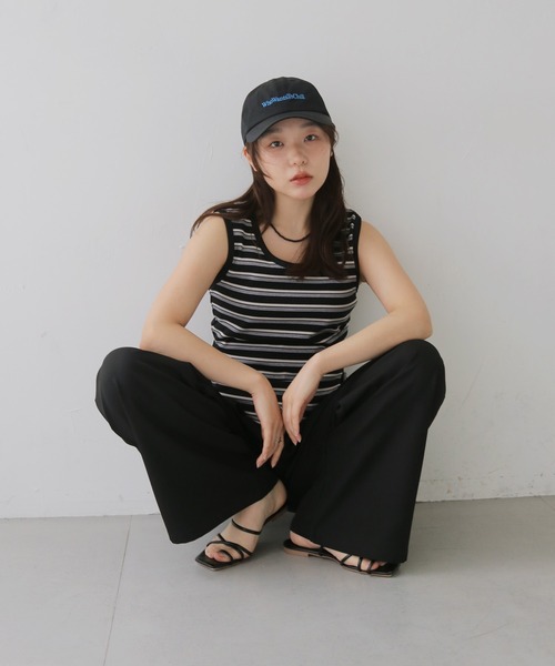 cheriella(シェリエラ)の「【cheriella】ベーシックロゴキャップ BASIC LOGO CAP(キャップ・レディース・ネイビー/ベージュ/ブラック・FREE)」の15枚目の写真