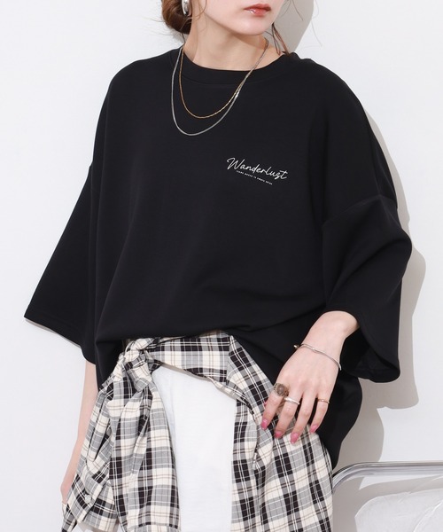 FUNALIVE(ファンアライブ)の「ソフトタッチ ストレッチ 半袖 ロゴ Tシャツ(Tシャツ/カットソー・メンズ・スミクロ/ブラック系/ホワイト/チャコールグレー/ブラック/ホワイト系・LL/L/M)」の20枚目の写真