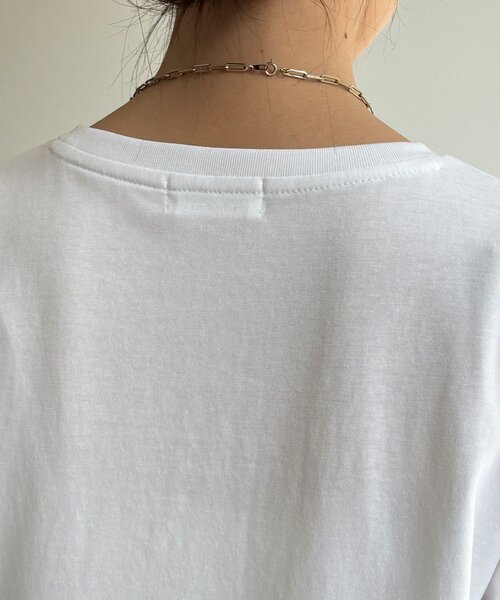 DouDou(ドゥドゥ)の「【WEB限定】ハート×ロゴ刺繍TEE(Tシャツ/カットソー・レディース・ブラック/オフホワイト/ブラウン・FREE)」の16枚目の写真