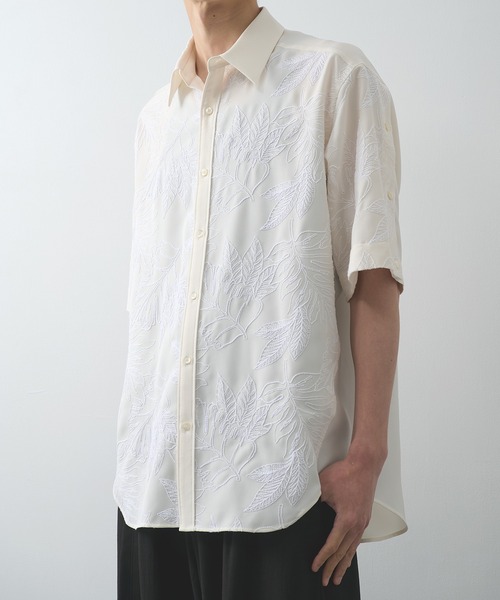 UJOH HOMME】Full Open Half Sleeve Shirt（シャツ/ブラウス）｜UJOH