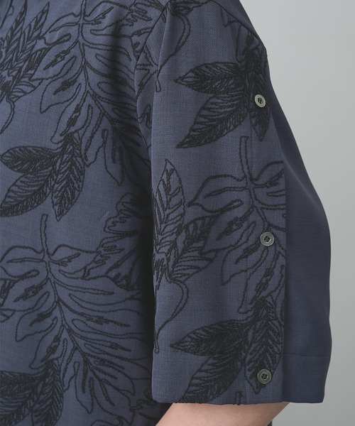 UJOH（ウジョー）の「【UJOH HOMME】Full Open Half Sleeve Shirt（シャツ/ブラウス・メンズ・クリーム/ネイビー・5/4）」の17枚目の写真