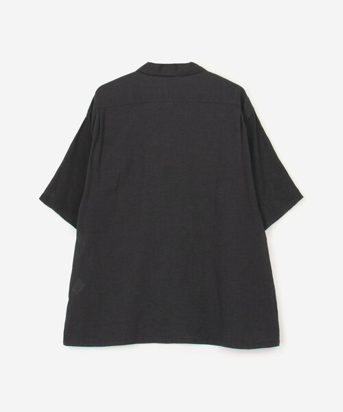 GOLD（ゴールド）の「gold | オックスフォード 半袖オープンカラーシャツ MEN（シャツ/ブラウス・メンズ・ブラック・M/L）」の4枚目の写真
