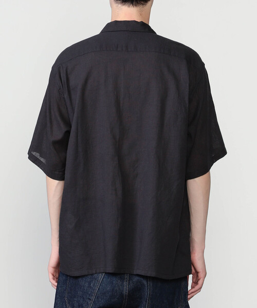 GOLD（ゴールド）の「gold | オックスフォード 半袖オープンカラーシャツ MEN（シャツ/ブラウス・メンズ・ブラック・M/L）」の10枚目の写真
