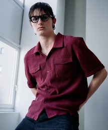 Adoon plain | CREPE WESTERN DESIGN SHIRT / 楊柳ウエスタンデザインシャツ(シャツ/ブラウス)