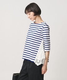 【別注】＜MUVEIL＞６分袖 レース ボーダー カットソー ‐united LOVE project 2026