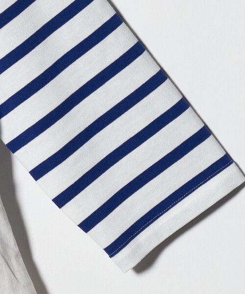 MUVEIL（ミュベール）の「【別注】＜MUVEIL＞６分袖 レース ボーダー カットソー ‐united LOVE project 2026（Tシャツ/カットソー・レディース・ホワイト・38）」の11枚目の写真