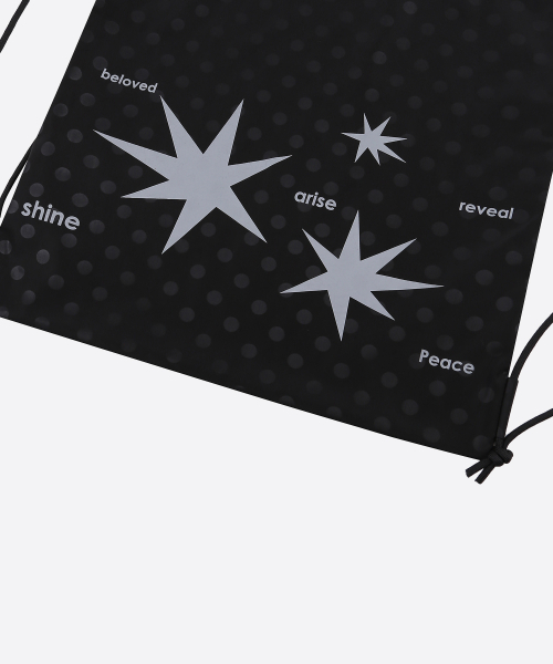 UPDRAFT(アップドラフト)の「SPARK DOT PRINTING GYM SACK(バックパック/リュック・レディース・その他・FREE)」の3枚目の写真