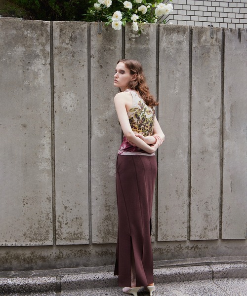 MAISON SPECIAL(メゾンスペシャル)の「Big Fringe Skirt/ビックフリンジスカート(スカート・レディース・ブラウン/ブラック/ブルー・36/38)」の5枚目の写真