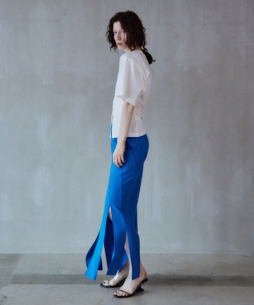 MAISON SPECIAL(メゾンスペシャル)の「Big Fringe Skirt/ビックフリンジスカート(スカート・レディース・ブラウン/ブラック/ブルー・36/38)」の16枚目の写真