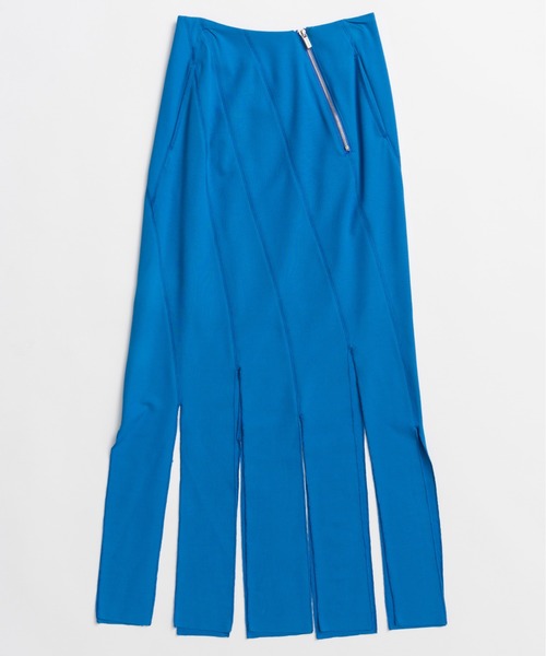 MAISON SPECIAL(メゾンスペシャル)の「Big Fringe Skirt/ビックフリンジスカート(スカート・レディース・ブラウン/ブラック/ブルー・36/38)」の10枚目の写真
