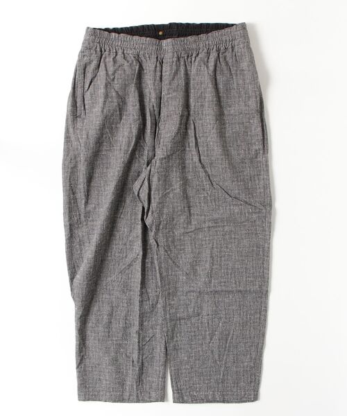 Anachronorm(アナクロノーム)の「【ANACHRONORM】LINEN PLAID EASY PANTS(スラックス・メンズ・グレー/ブラック・2/1)」の1枚目の写真