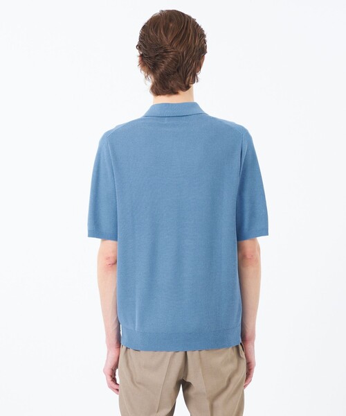 MACKINTOSH PHILOSOPHY(マッキントッシュ フィロソフィー)の「スキッパーポロ フラッフィーニット(ポロシャツ・メンズ・ブルー系その他3/ピンク系その他2/ブラウン/ネイビー・38/40)」の11枚目の写真