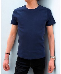 フライス半袖クルーTシャツ