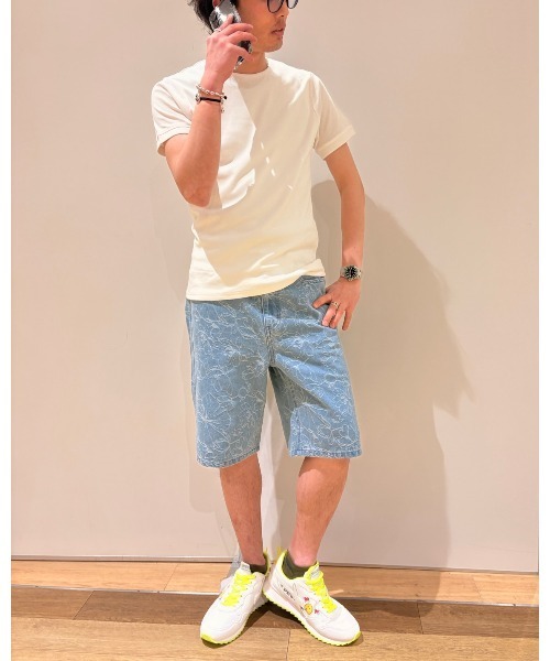 COOK JEANS(クックジーンズ)の「フライス半袖クルーTシャツ(Tシャツ/カットソー・メンズ・ホワイト/ライトグレー/ブラック/ネイビー・MEDIUM/LARGE/X-LARGE)」の9枚目の写真