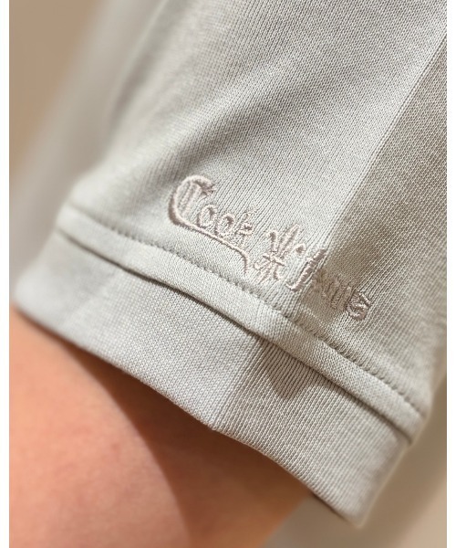 COOK JEANS(クックジーンズ)の「フライス半袖クルーTシャツ(Tシャツ/カットソー・メンズ・ホワイト/ライトグレー/ブラック/ネイビー・MEDIUM/LARGE/X-LARGE)」の6枚目の写真