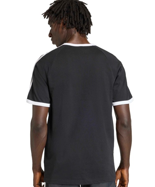 adidas(アディダス)の「adidas 3-STRIPES TEE / アディダス 3ストライプス Tシャツ(Tシャツ/カットソー・メンズ・ブラック・XL/L/M/S/XXL)」の9枚目の写真