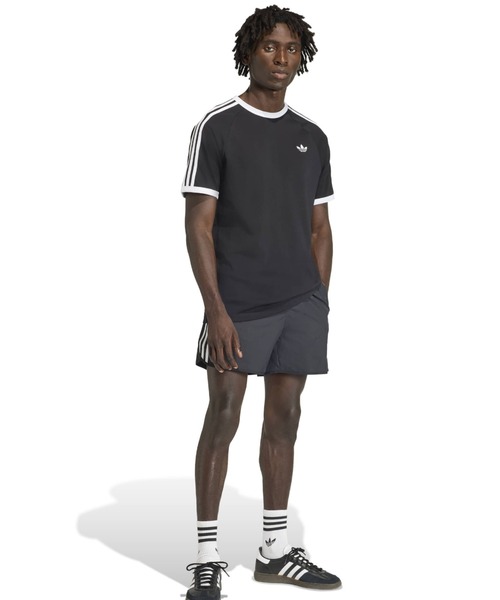 adidas(アディダス)の「adidas 3-STRIPES TEE / アディダス 3ストライプス Tシャツ(Tシャツ/カットソー・メンズ・ブラック・XL/L/M/S/XXL)」の10枚目の写真