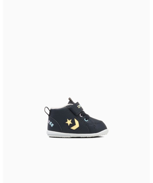 CONVERSE ALL STAR（コンバースオールスター）の「MINI INCHSTAR / ミニ　インチスター（スニーカー・キッズ・ネイビー・6/8/6.5/5/7/7.5/5.5/4.5）」の2枚目の写真