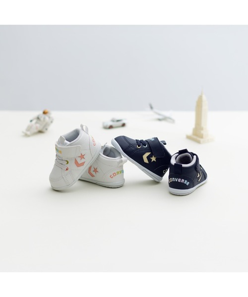 CONVERSE ALL STAR（コンバースオールスター）の「MINI INCHSTAR / ミニ　インチスター（スニーカー・キッズ・ネイビー・6/8/6.5/5/7/7.5/5.5/4.5）」の6枚目の写真
