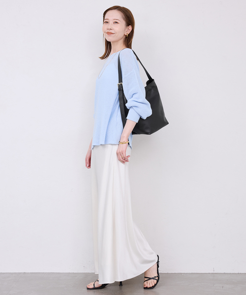 SLOBE IENA(スローブイエナ)の「《WEB限定/追加2》ANTONELLO MASI SLOBE別注 バケツバッグ LUANA(ショルダーバッグ・レディース・ブラック・FREE)」の21枚目の写真