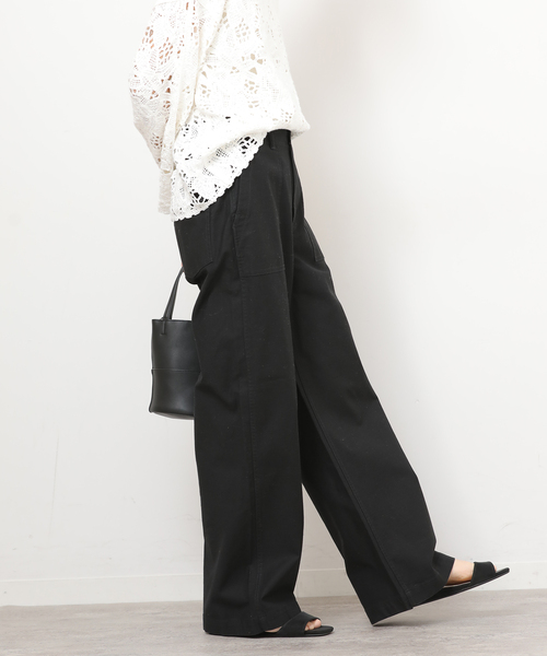 JOURNAL STANDARD relume(ジャーナルスタンダード レリューム)の「《一部WEB限定追加5》ワイドベイカーパンツ(カーゴパンツ・レディース・ネイビー/ベージュ/ブラック/カーキ/ブラウン・38/36/34/40)」の15枚目の写真