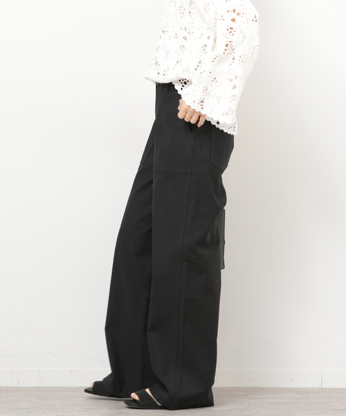 JOURNAL STANDARD relume(ジャーナルスタンダード レリューム)の「《一部WEB限定追加5》ワイドベイカーパンツ(カーゴパンツ・レディース・ネイビー/ベージュ/ブラック/カーキ/ブラウン・38/36/34/40)」の16枚目の写真