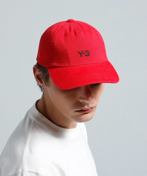 Y-3(ワイスリー)の「Y-3 DAD CAP(キャップ・メンズ・レッド系・MEDIUM)」の1枚目の写真
